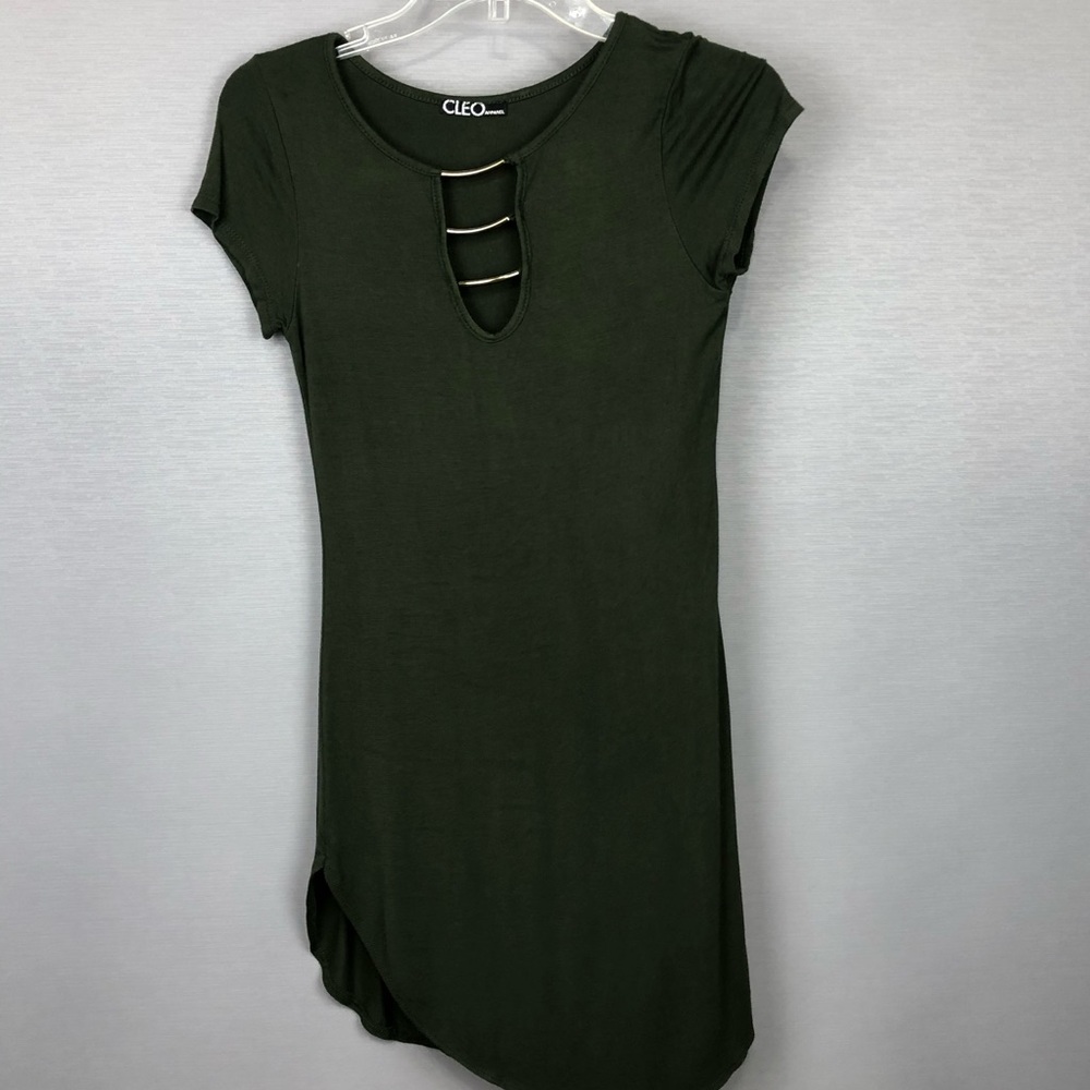 Cleo Apparel Shirt/Dress. Silky. SM